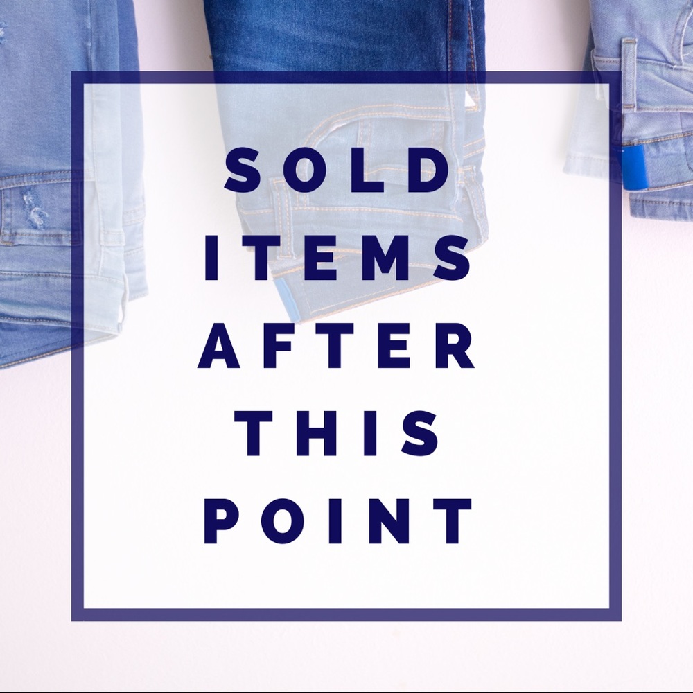 Items below this point are sold